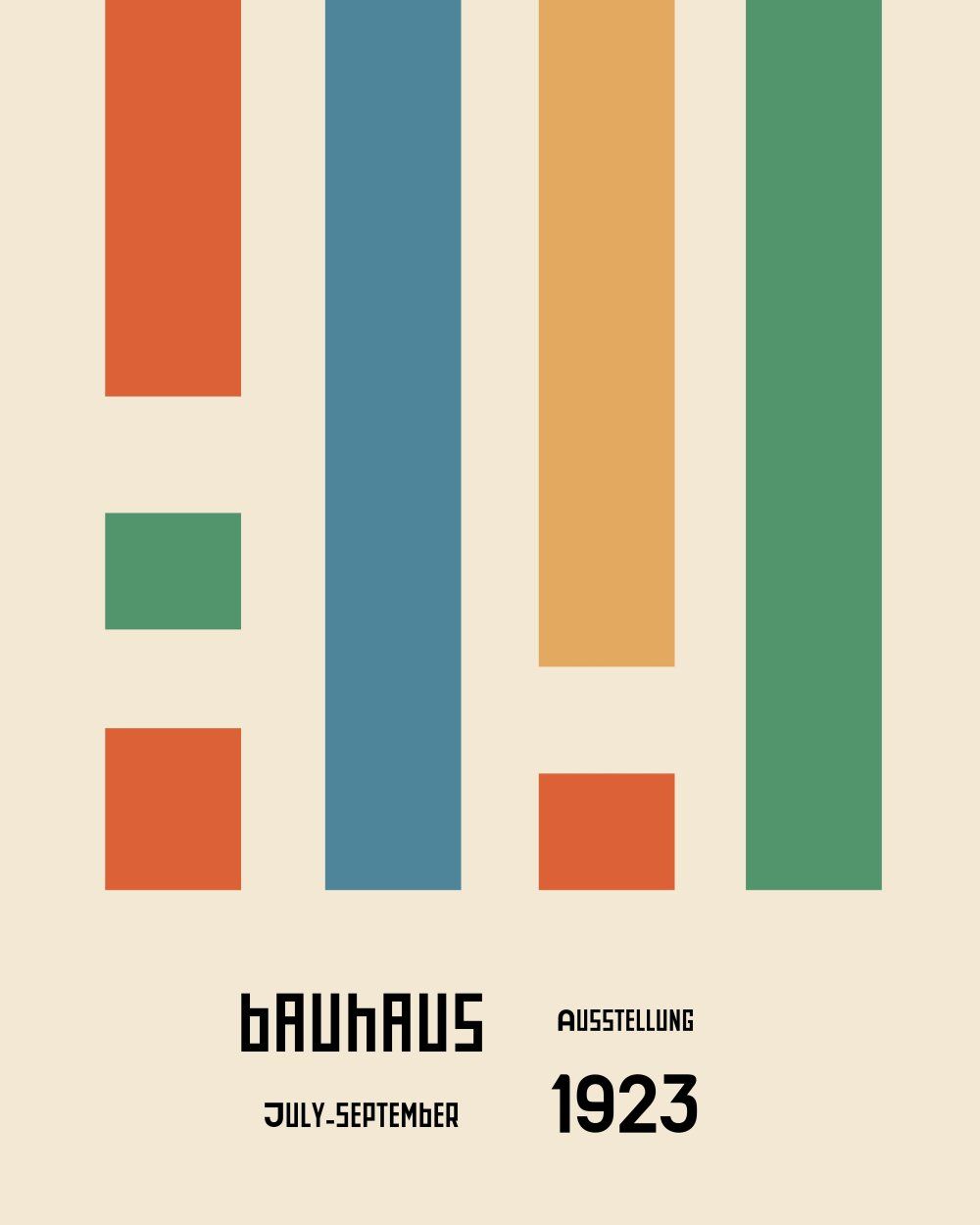 Konten Poster Bauhaus Collection