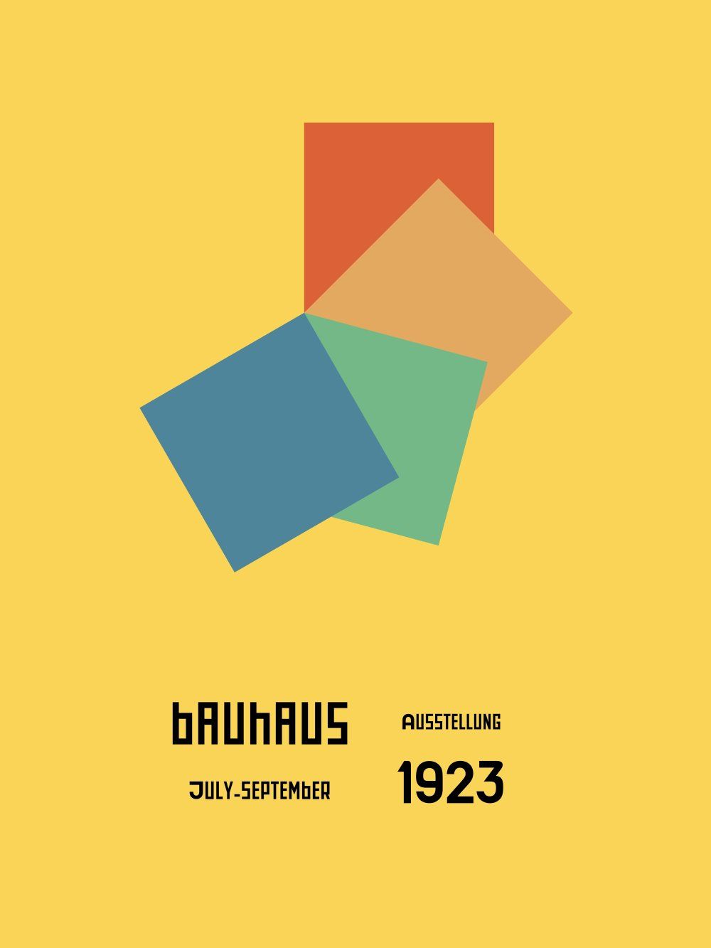 Konten Poster Bauhaus Collection