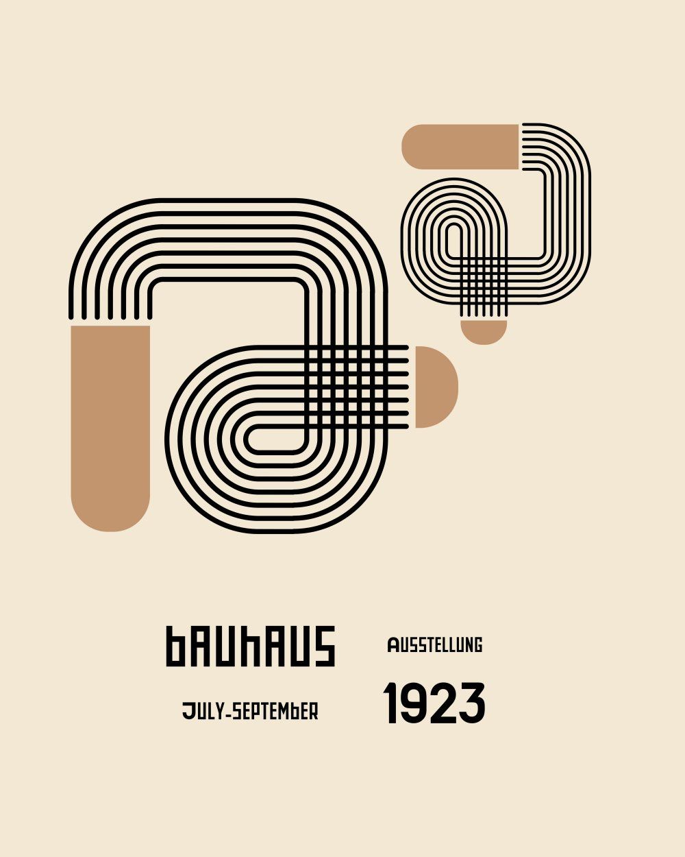 Konten Poster Bauhaus Collection