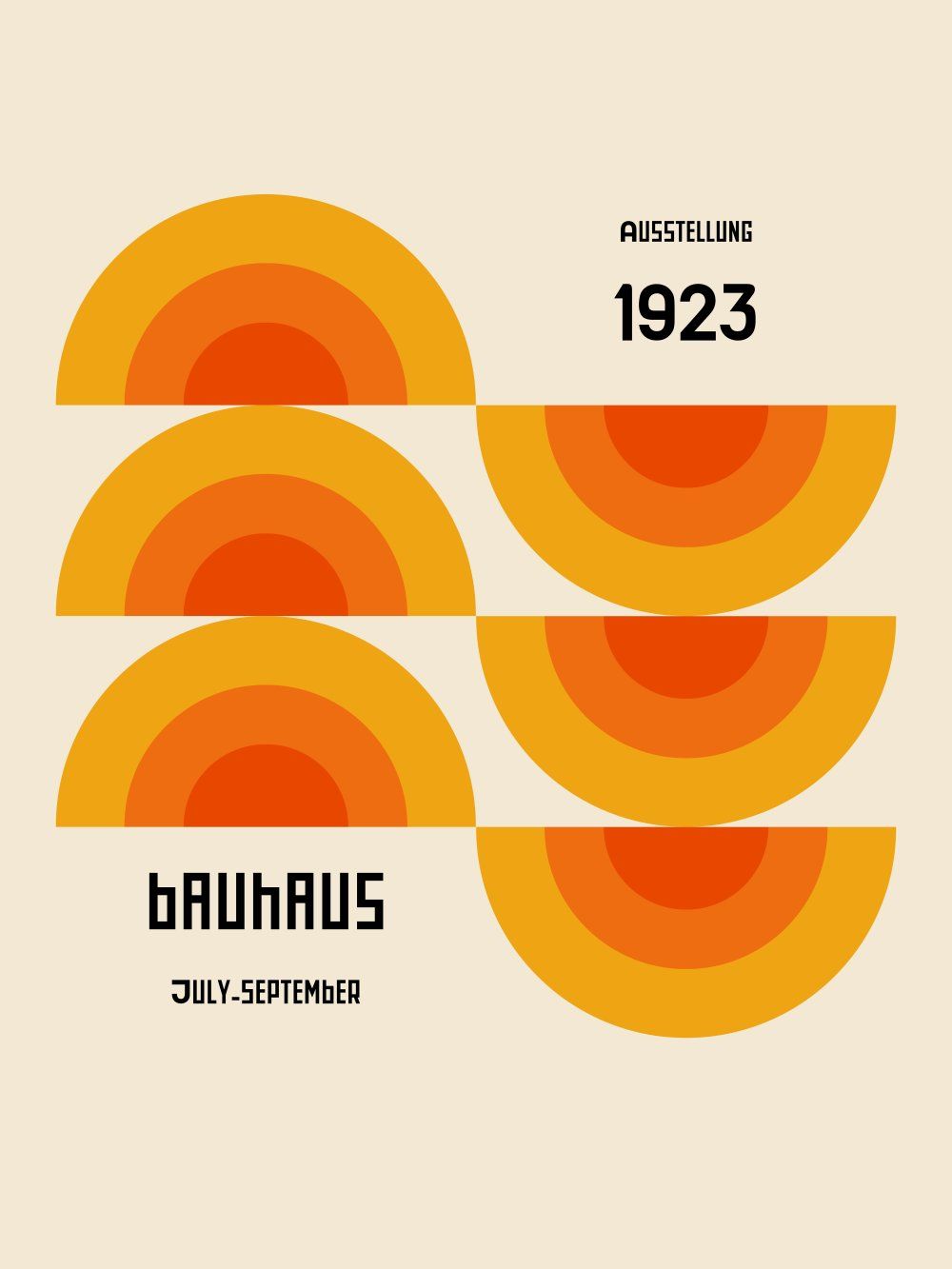 Konten Poster Bauhaus Collection