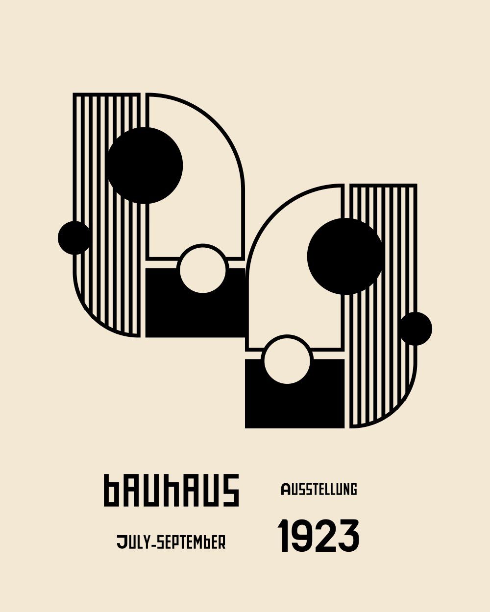 Konten Poster Bauhaus Collection Rasio 4 5
