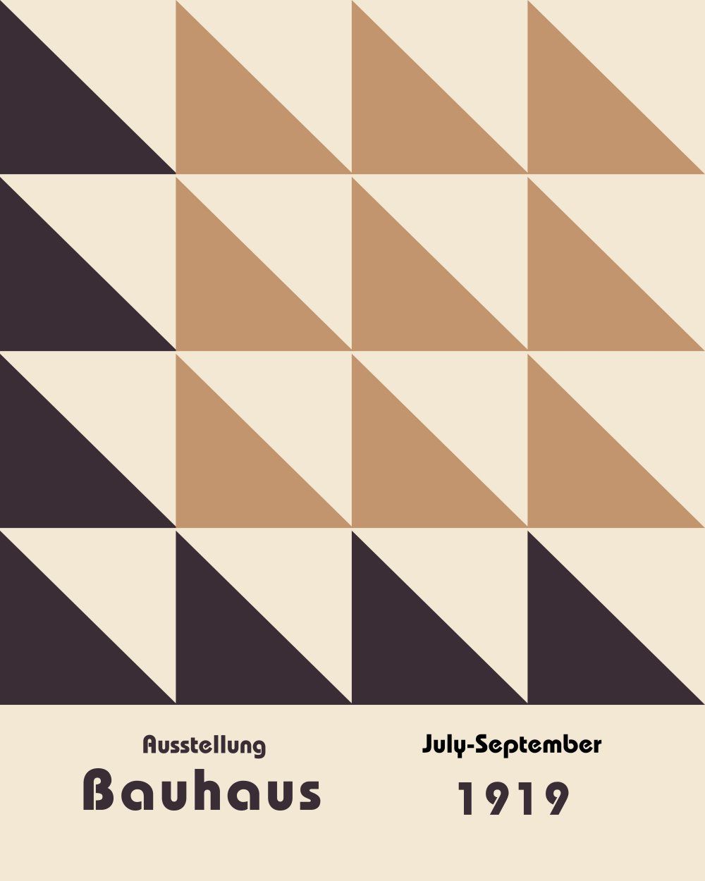 Konten Poster Bauhaus Museum Berlin