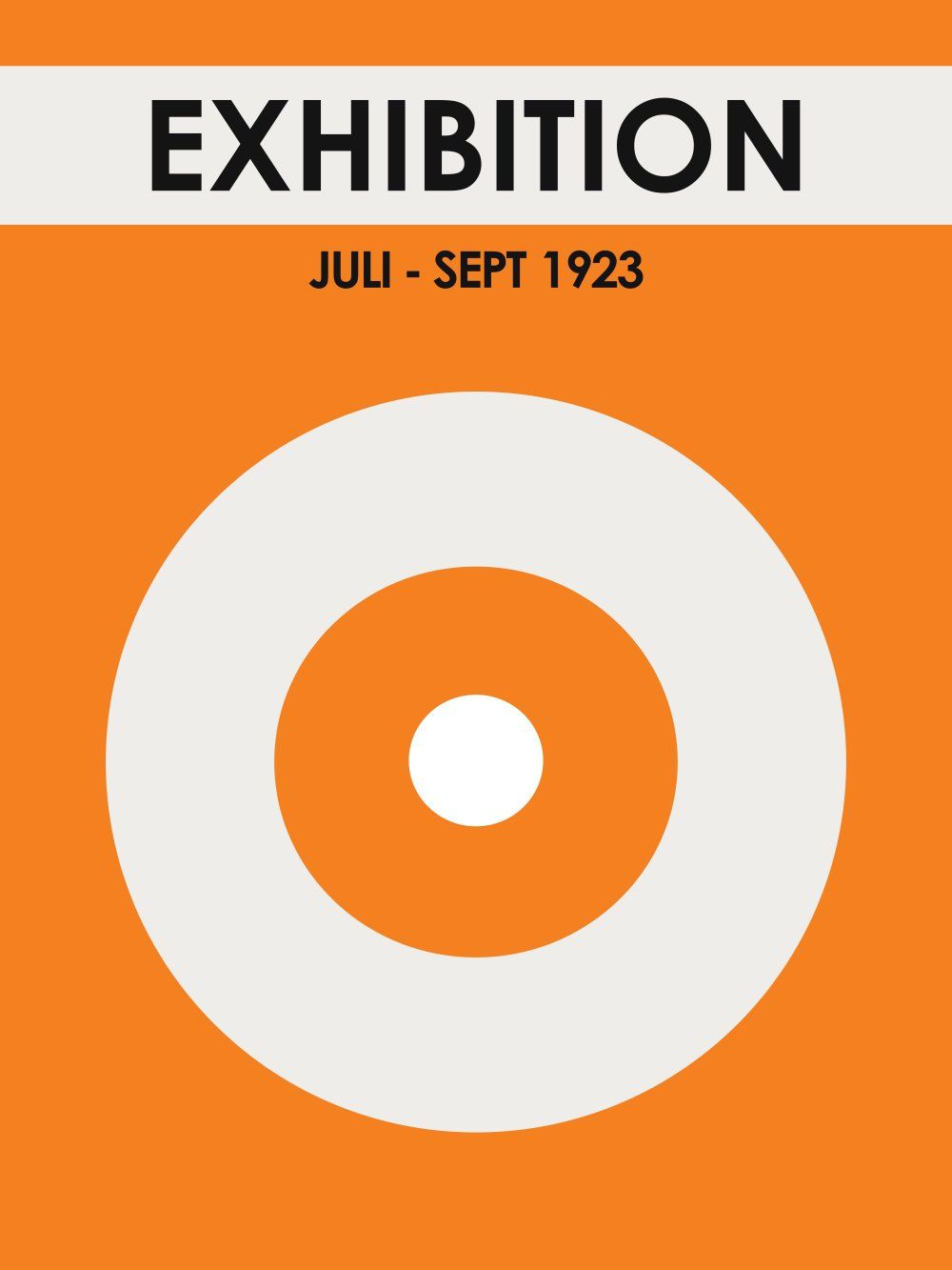 Konten Poster Eksposis Bauhaus