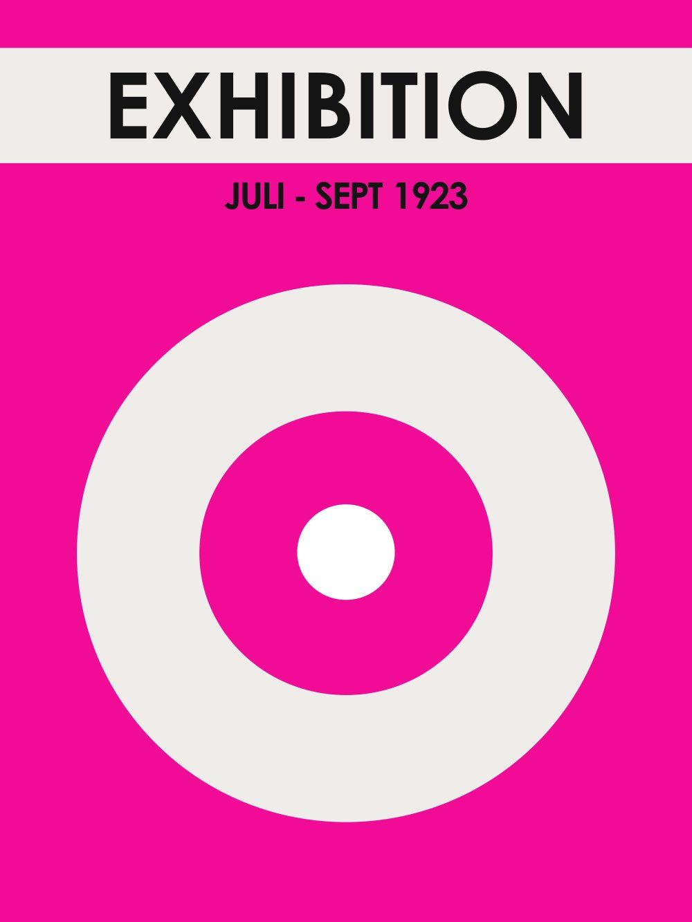 Konten Poster Exhbition Bauhaus Collection