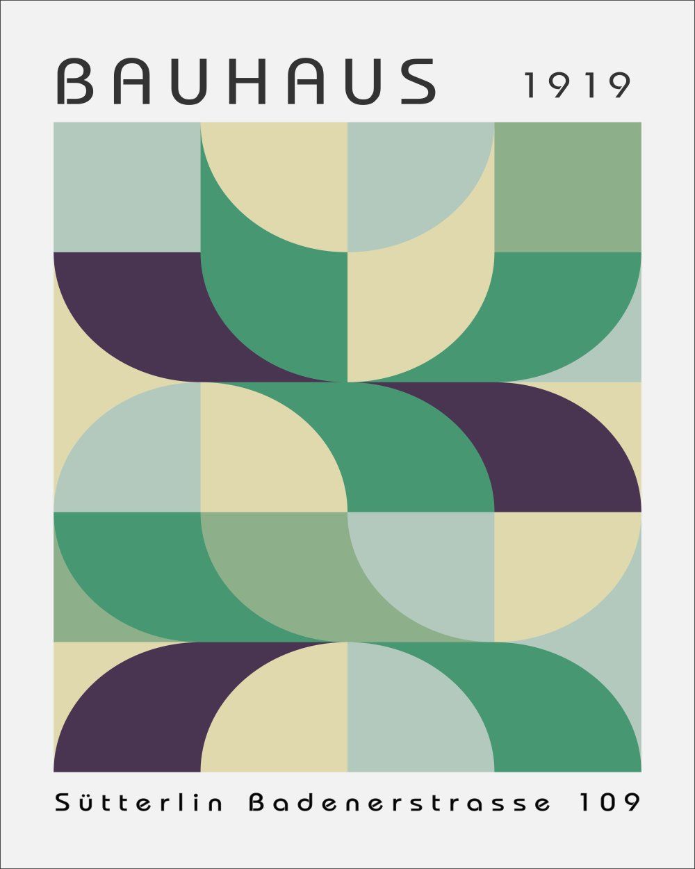 Konten Postkart Bauhaus 1919