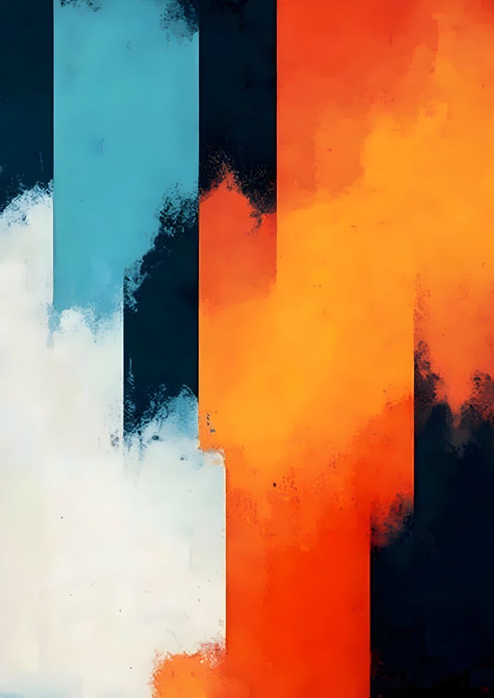 Konten Transisi Warna Abstrak