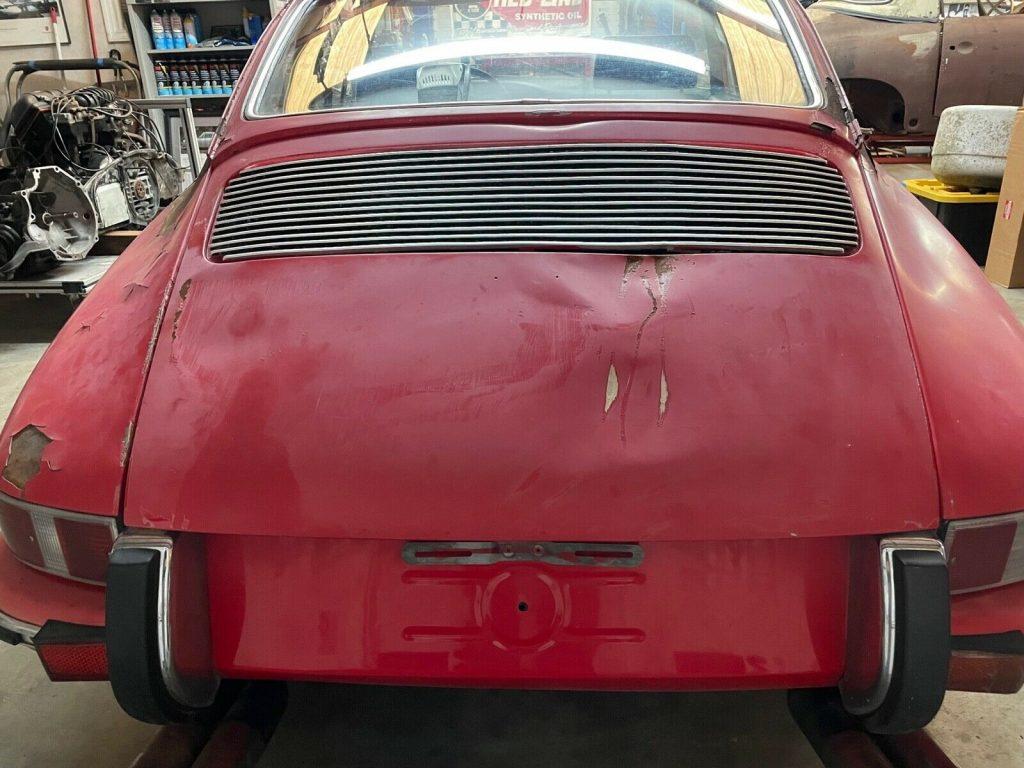 1971 Porsche 911T Coupe Bahia Red Original Engine Project Car