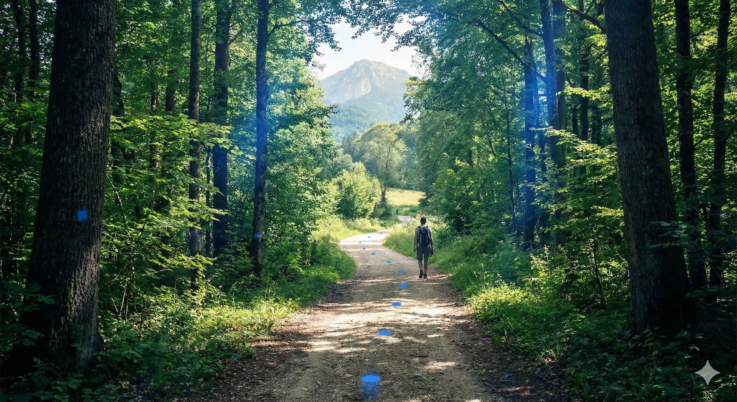 A winding path representing a career journey and progression.