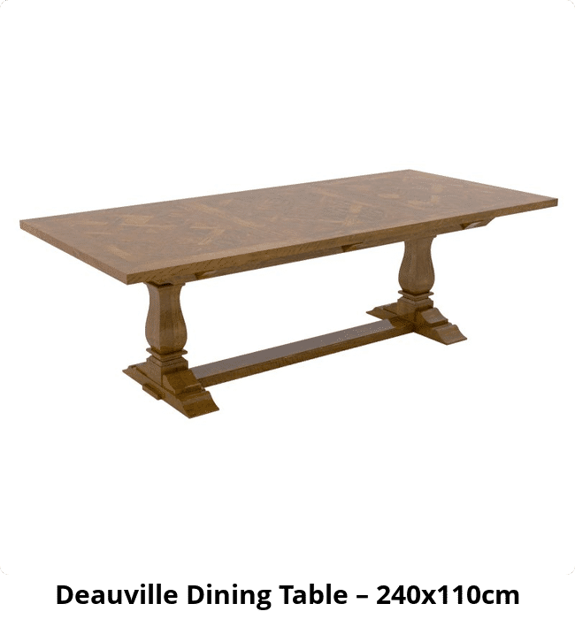 Deauville Dining Table – 240x110cm