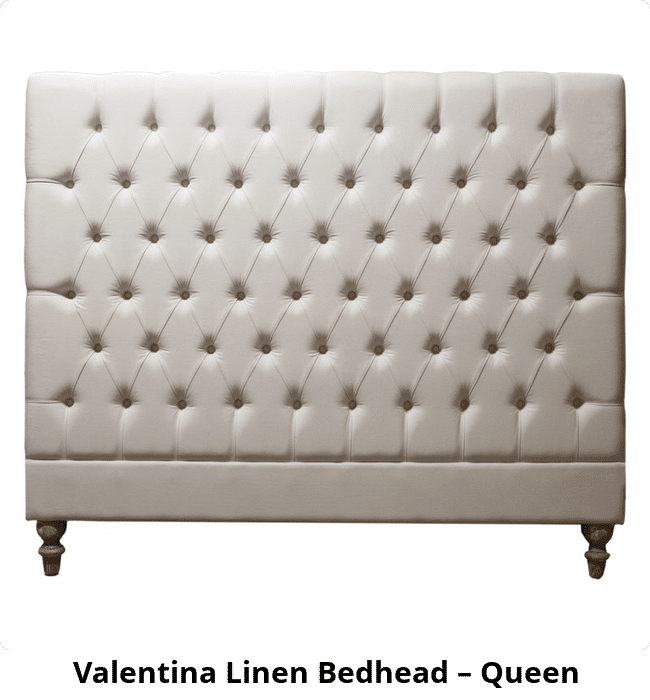 Valentina Linen Bedhead – Queen