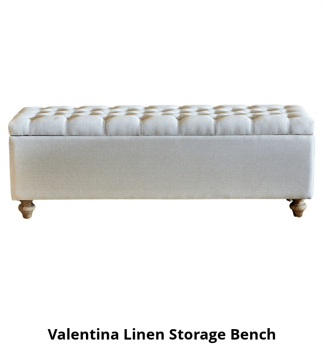 Valentina Linen Storage Bench