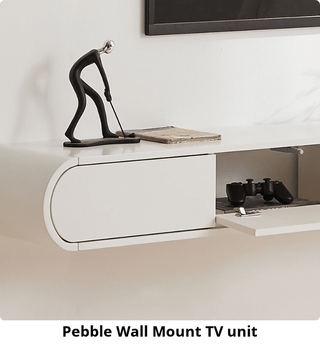 Pebble Wall Mount TV unit