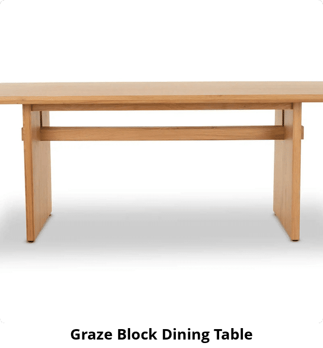 Graze Block Dining Table