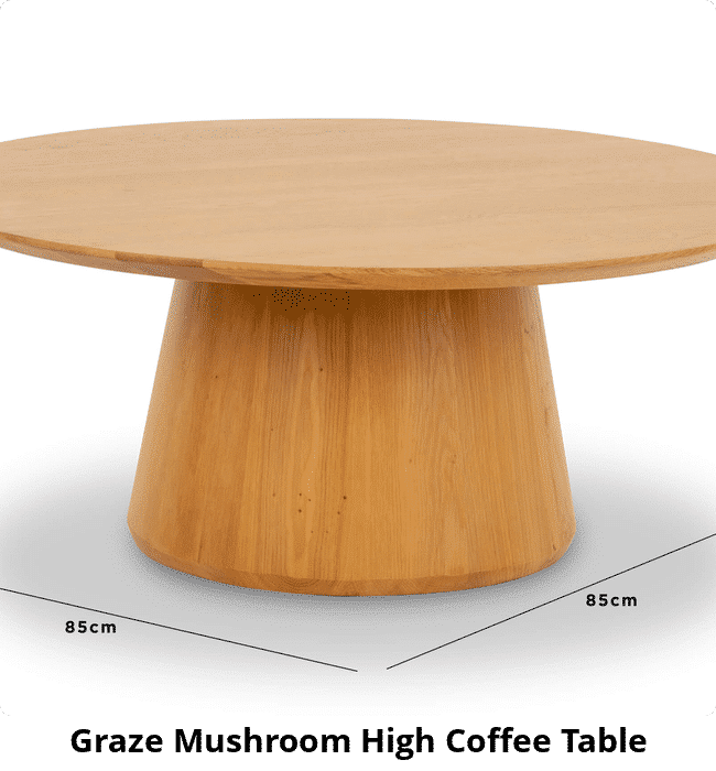 Graze Mushroom High Coffee Table