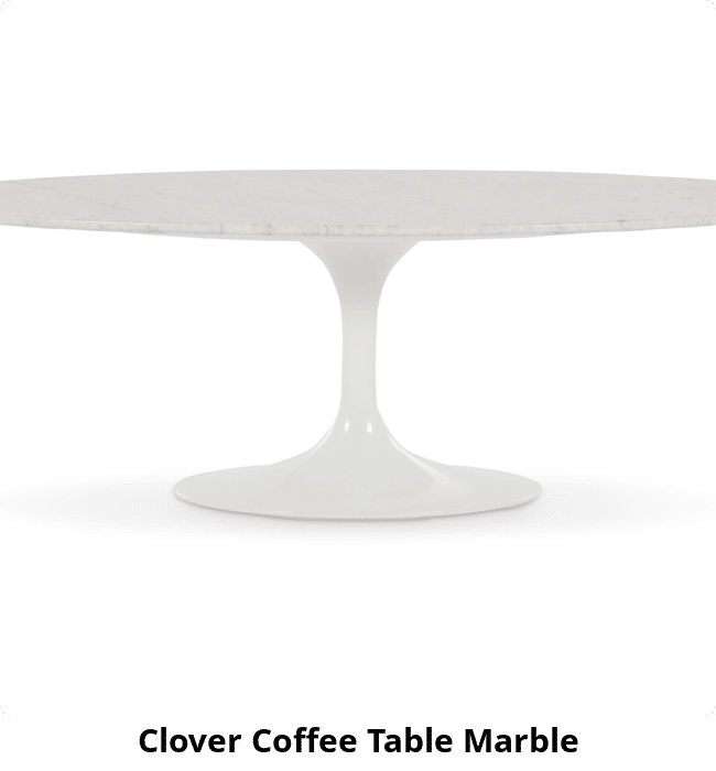 Clover Coffee Table Marble