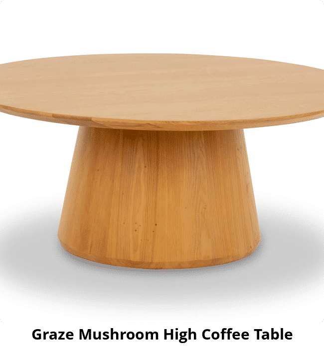 Graze Mushroom High Coffee Table
