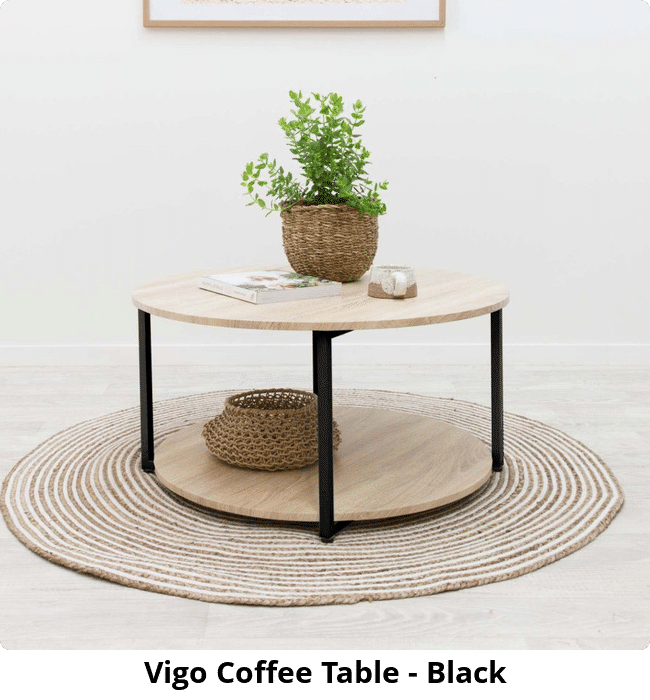 Vigo Coffee Table - Black