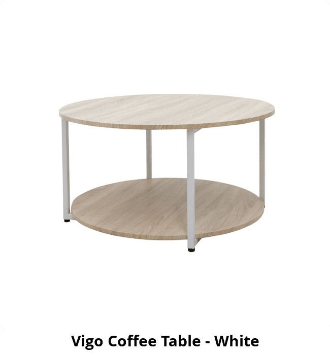 Vigo Coffee Table - White