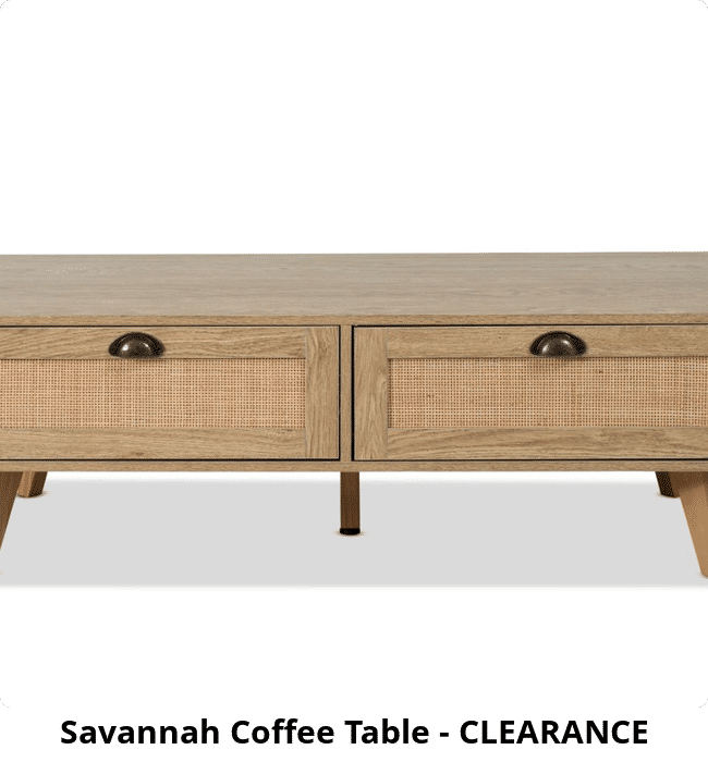 Savannah Coffee Table - CLEARANCE