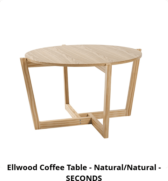 Ellwood Coffee Table - Natural/Natural - SECONDS