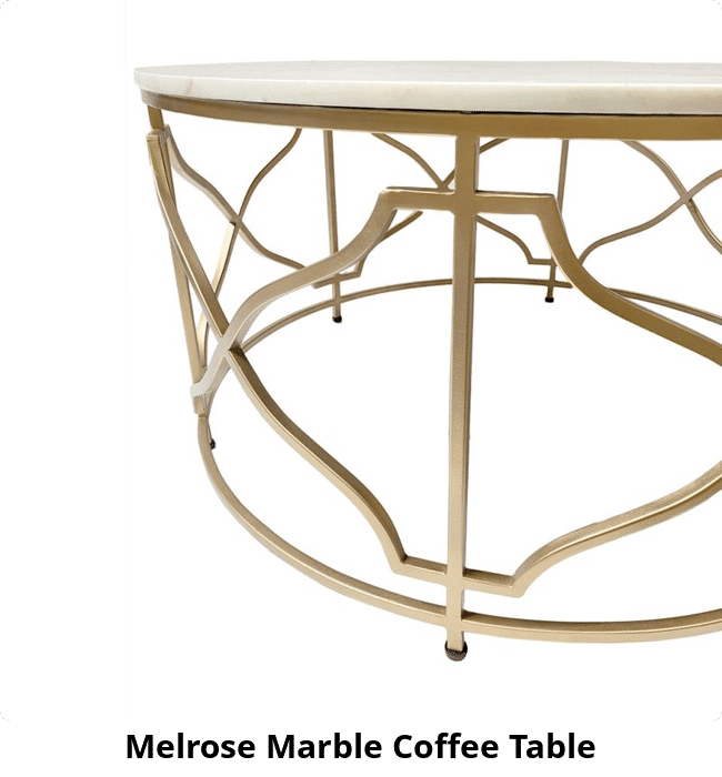 Melrose Marble Coffee Table