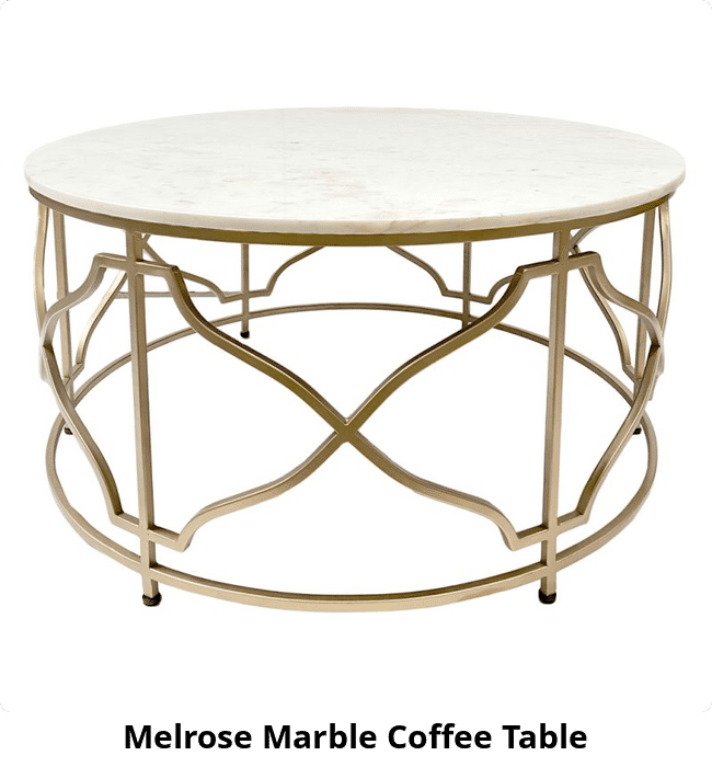 Melrose Marble Coffee Table