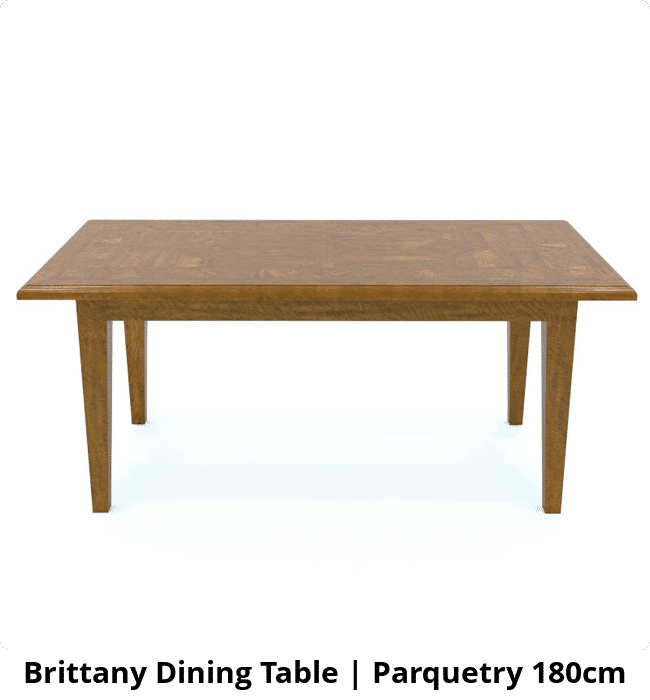 Brittany Dining Table | Parquetry 180cm