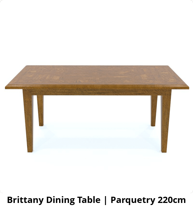 Brittany Dining Table | Parquetry 220cm