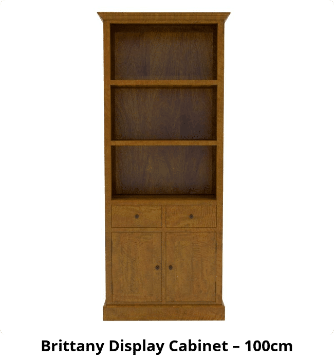 Brittany Display Cabinet – 100cm