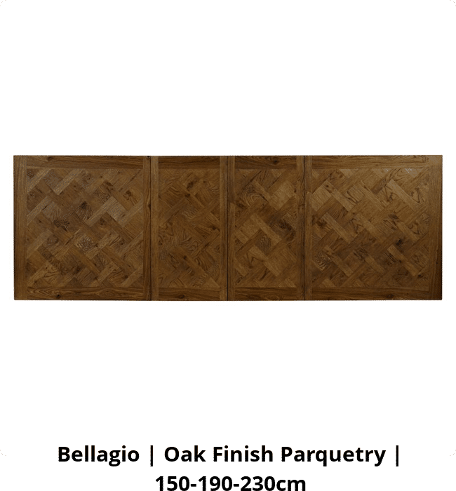 Bellagio | Oak Finish Parquetry | 150-190-230cm