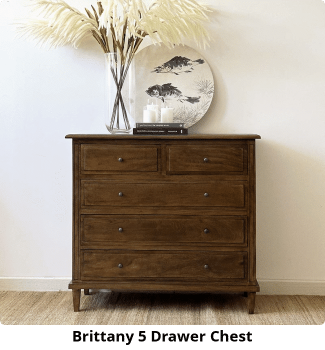 Brittany 5 Drawer Chest