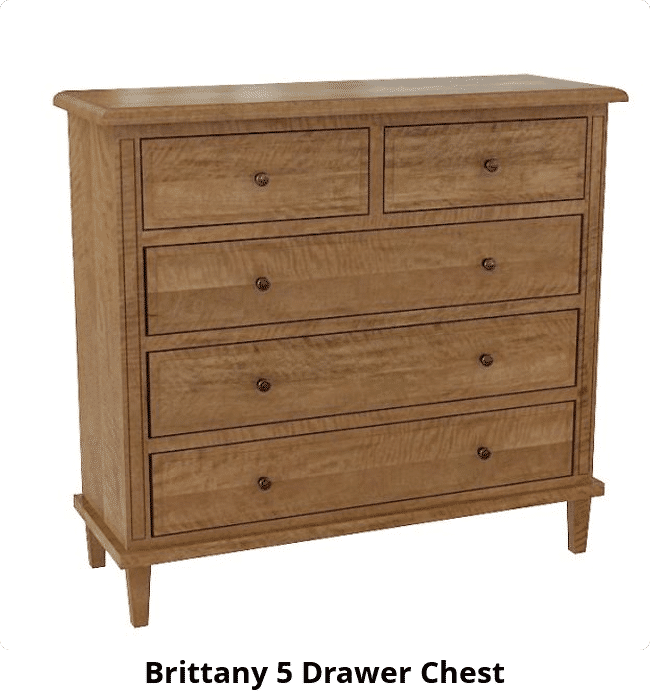 Brittany 5 Drawer Chest