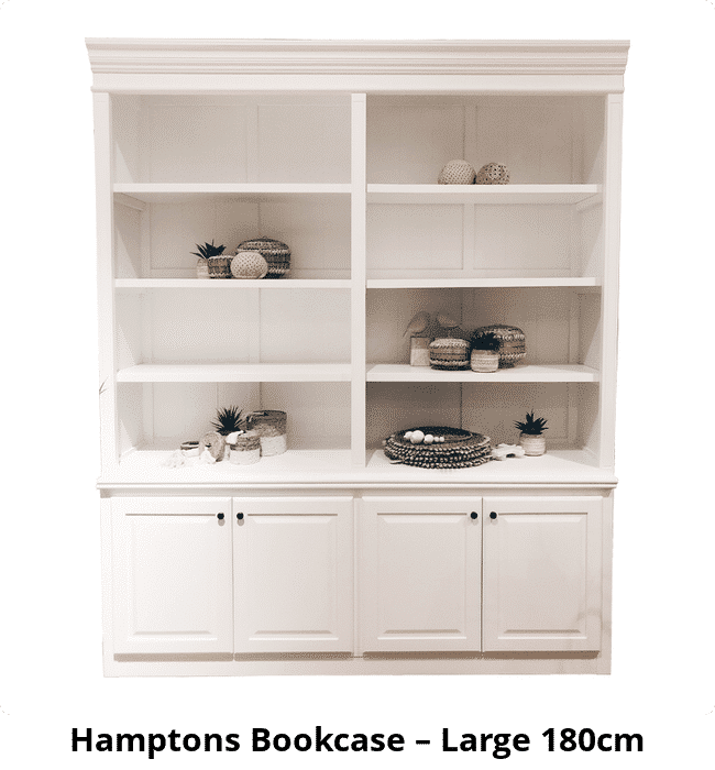 Hamptons Bookcase – Large 180cm