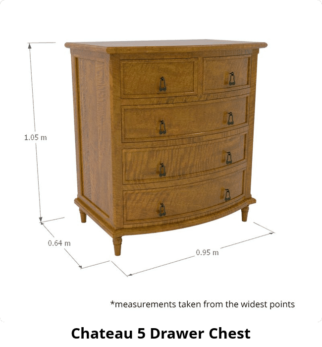 Chateau 5 Drawer Chest