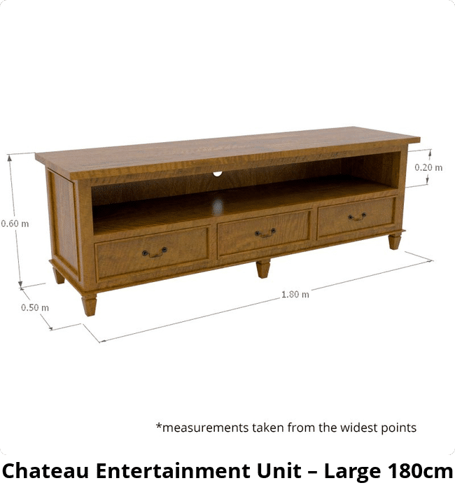 Chateau Entertainment Unit – Large 180cm