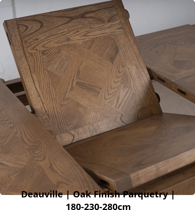 Deauville | Oak Finish Parquetry | 180-230-280cm