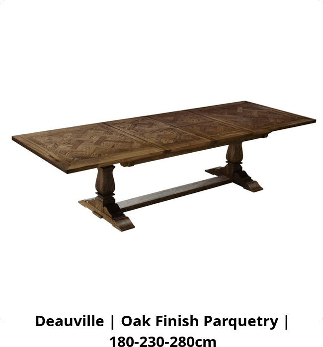 Deauville | Oak Finish Parquetry | 180-230-280cm