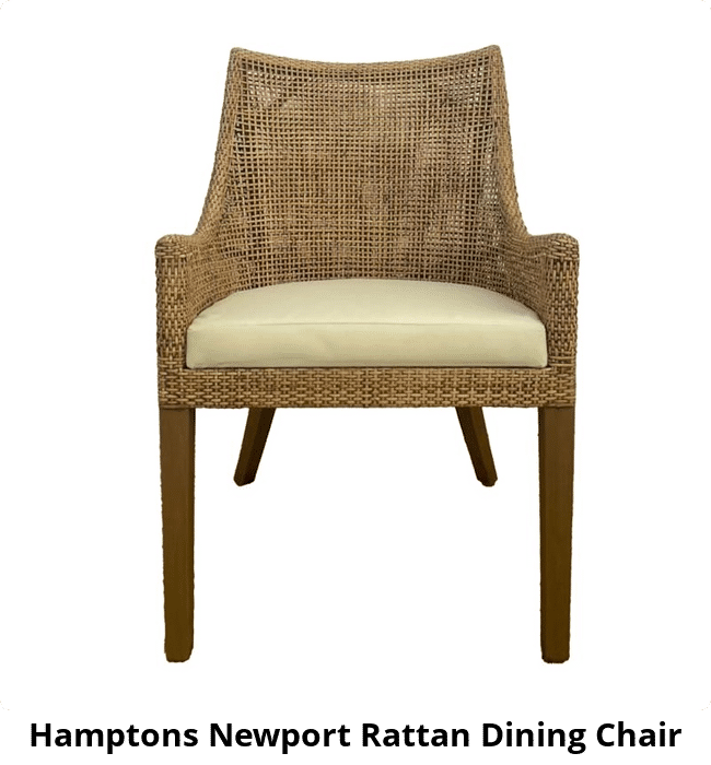 Hamptons Newport Rattan Dining Chair