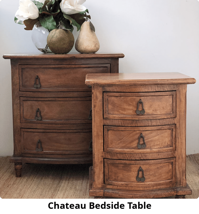 Chateau Bedside Table