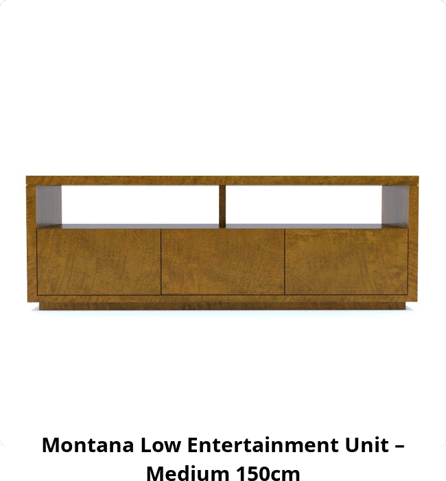 Montana Low Entertainment Unit – Medium 150cm