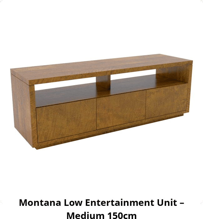 Montana Low Entertainment Unit – Medium 150cm