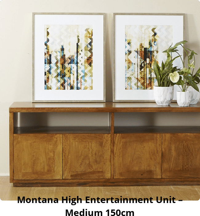 Montana High Entertainment Unit – Medium 150cm