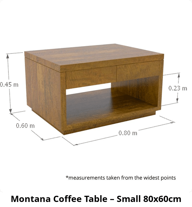 Montana Coffee Table – Small 80x60cm