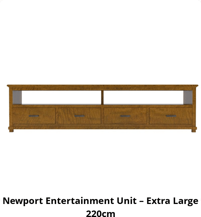 Newport Entertainment Unit – Extra Large 220cm