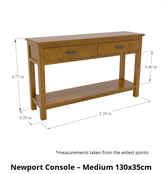 Newport Console – Medium 130x35cm