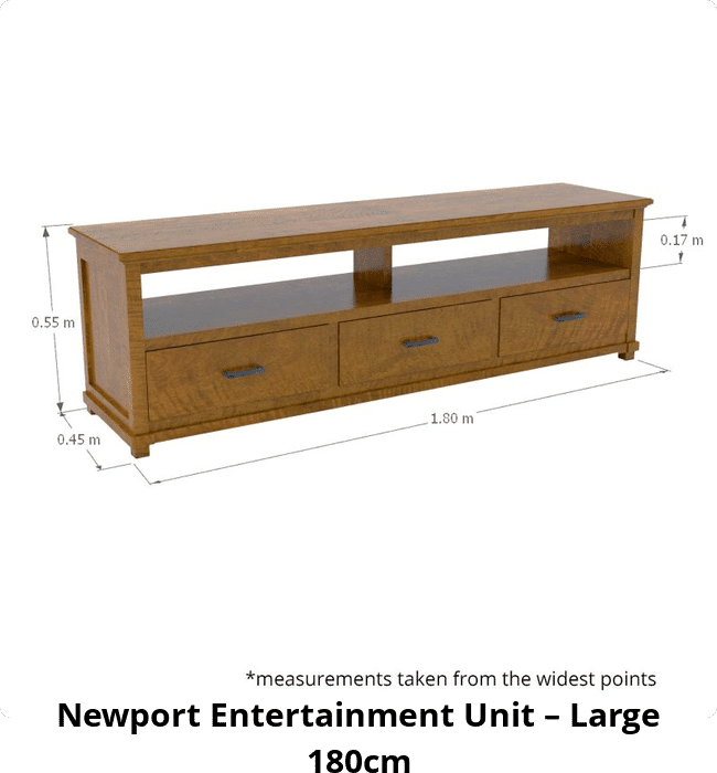 Newport Entertainment Unit – Large 180cm