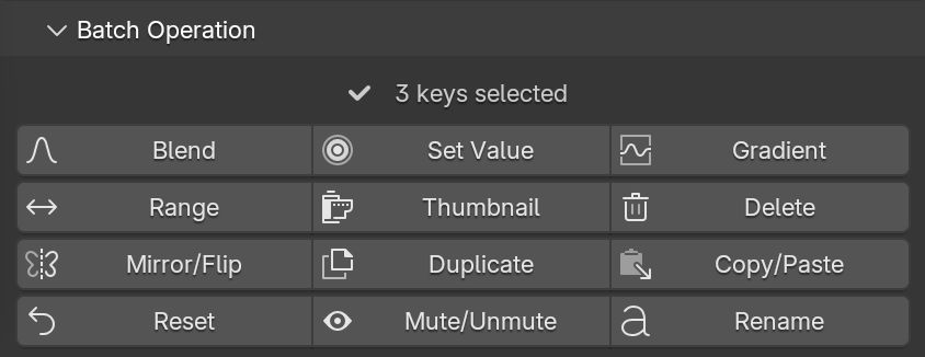 Batch Operations Panel