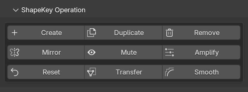 ShapeKey Operations Panel