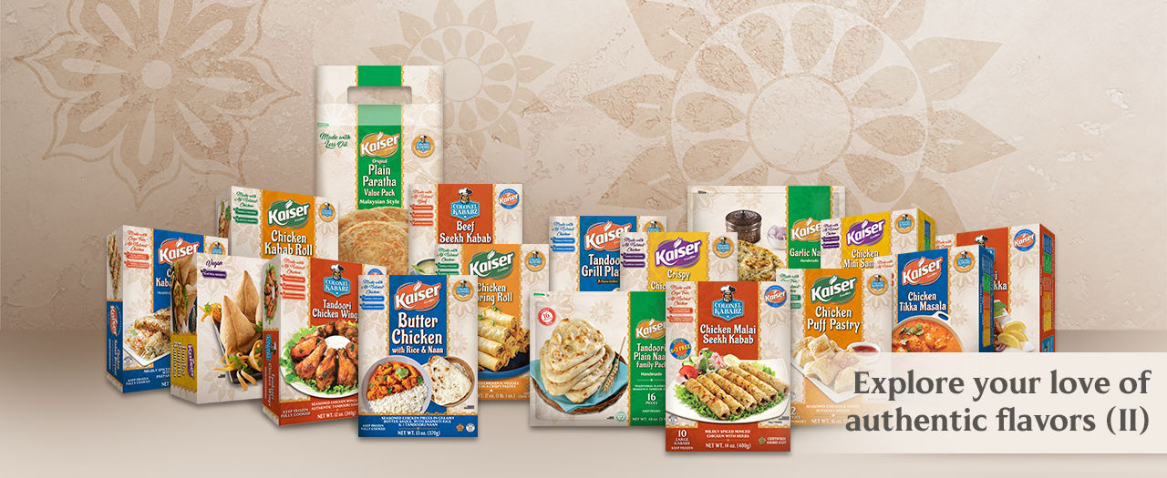 Kaiser & Colonel Kababz products.