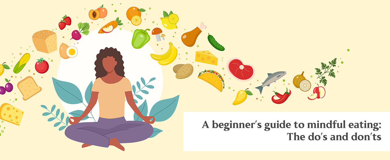 what is mindful eating. how to practice mindful eating? how to recognize unhealthy eating habits.